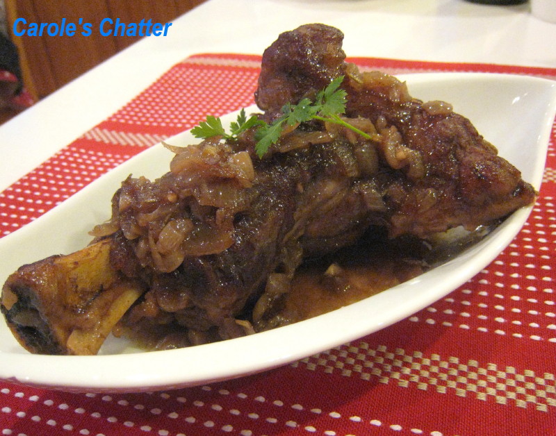 Carole's Chatter Lamb Shanks in Red Wine and Balsamic Vinegar