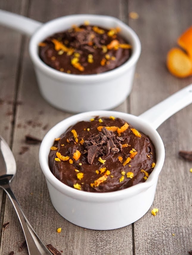 Chocolate Chia Orange Pudding