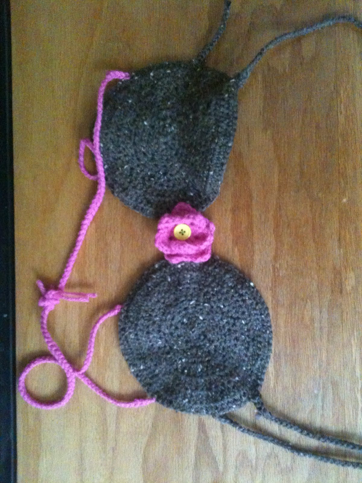 Hand Me Down Hobby A Coconut Bra Crochet