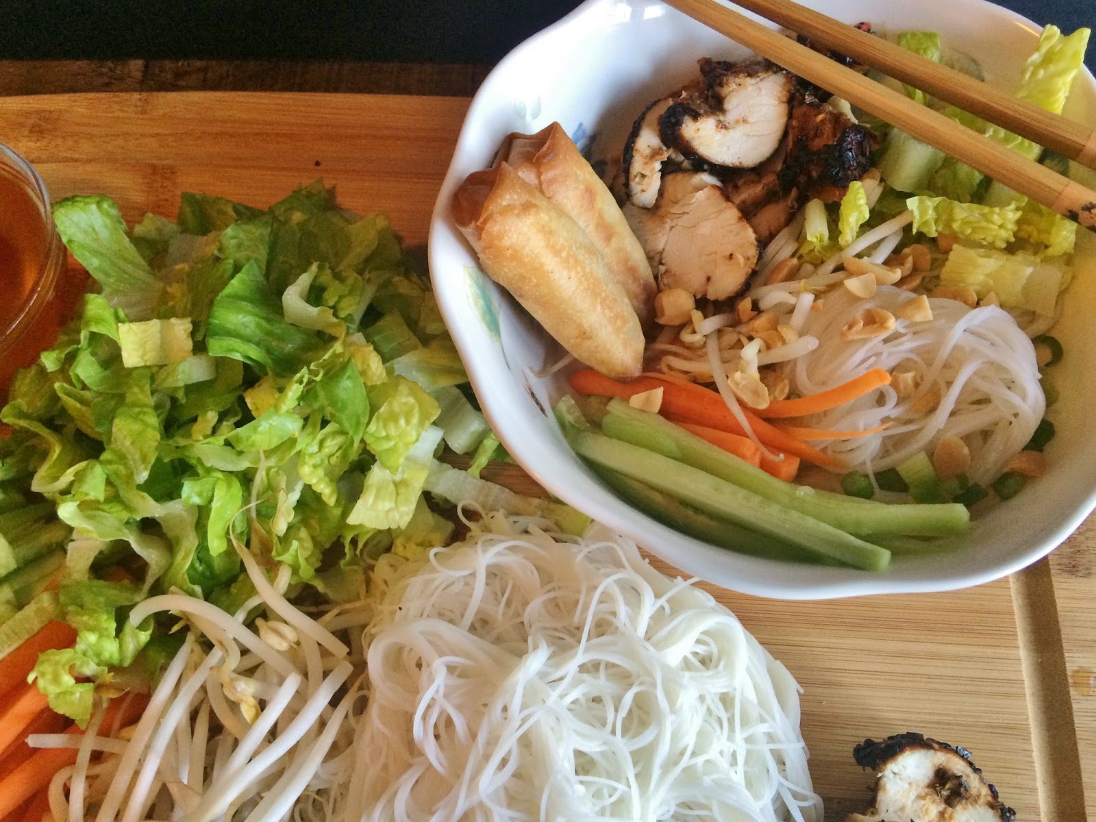 My Tiny Oven Vietnamese Noodle Bowls with Grilled Lemongrass Chicken