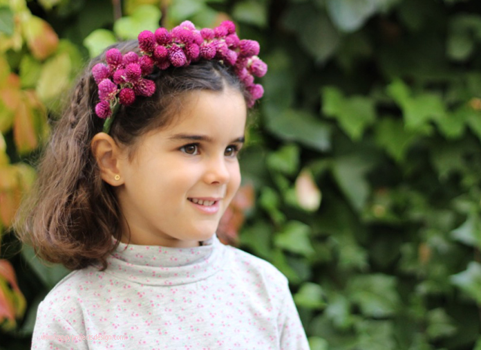 Diadema flores secas DIY