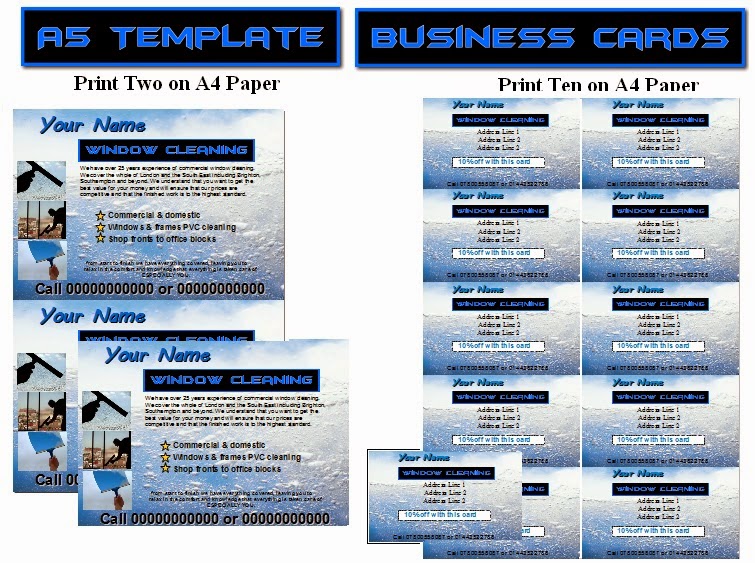 window cleaning flyer templates business templates forms