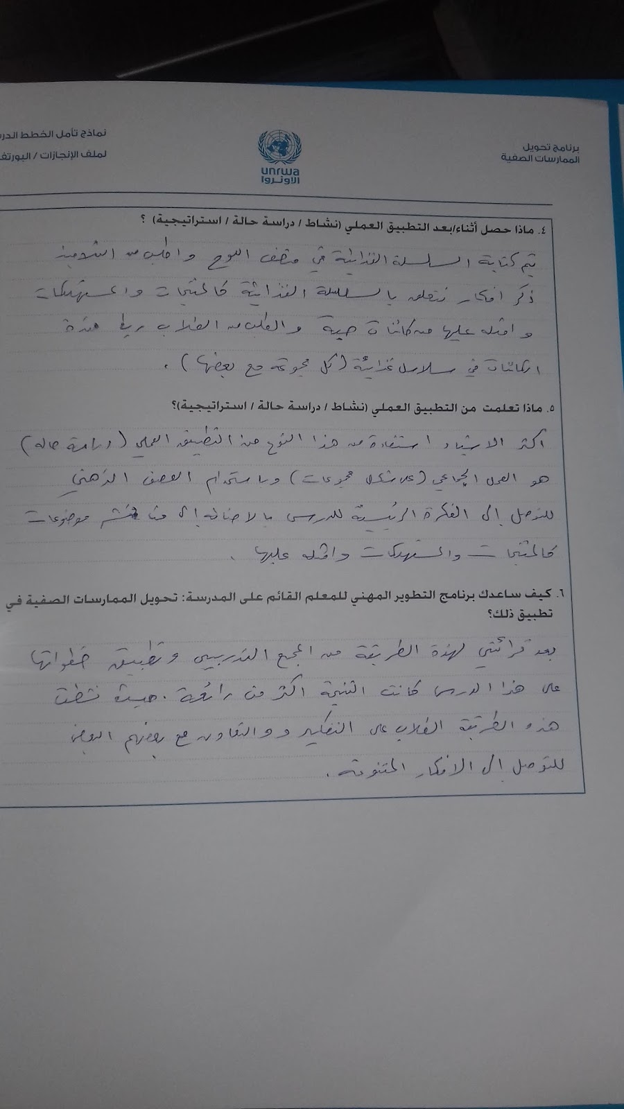 برنامج التطوير المهني المستمر للمعلم القائم على المدرسة تحويل الممارسات الصفية مدونة رمزي الشنباري