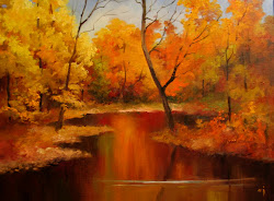 autumn landscape fall painting demo paintings oil canvas sold nel everyday