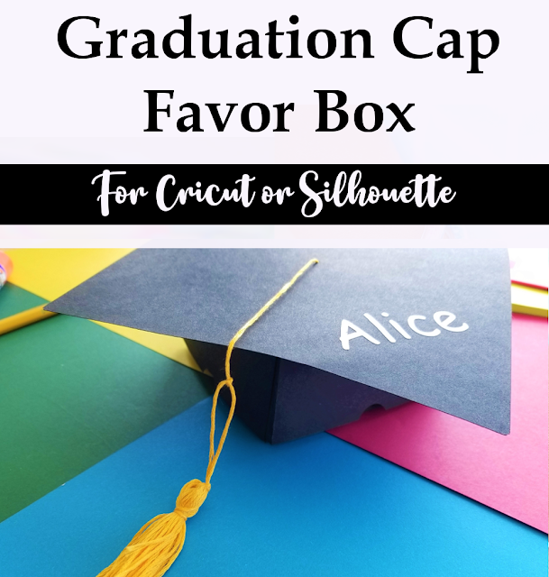 Graduation Cap Favor Box and Tassel Tutorial
