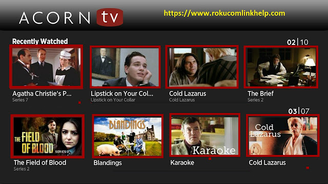 How to activate Acorn TV Channel on Roku - Roku Com Link Help