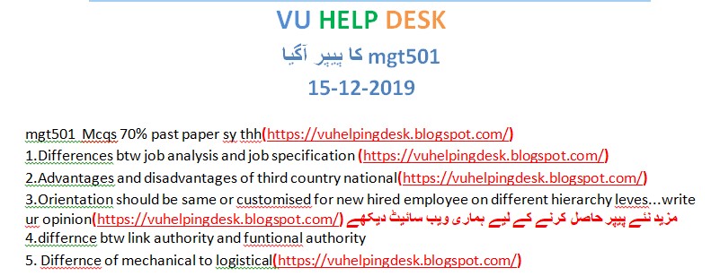 Mgt501 assignment 3 solution 2021 picture