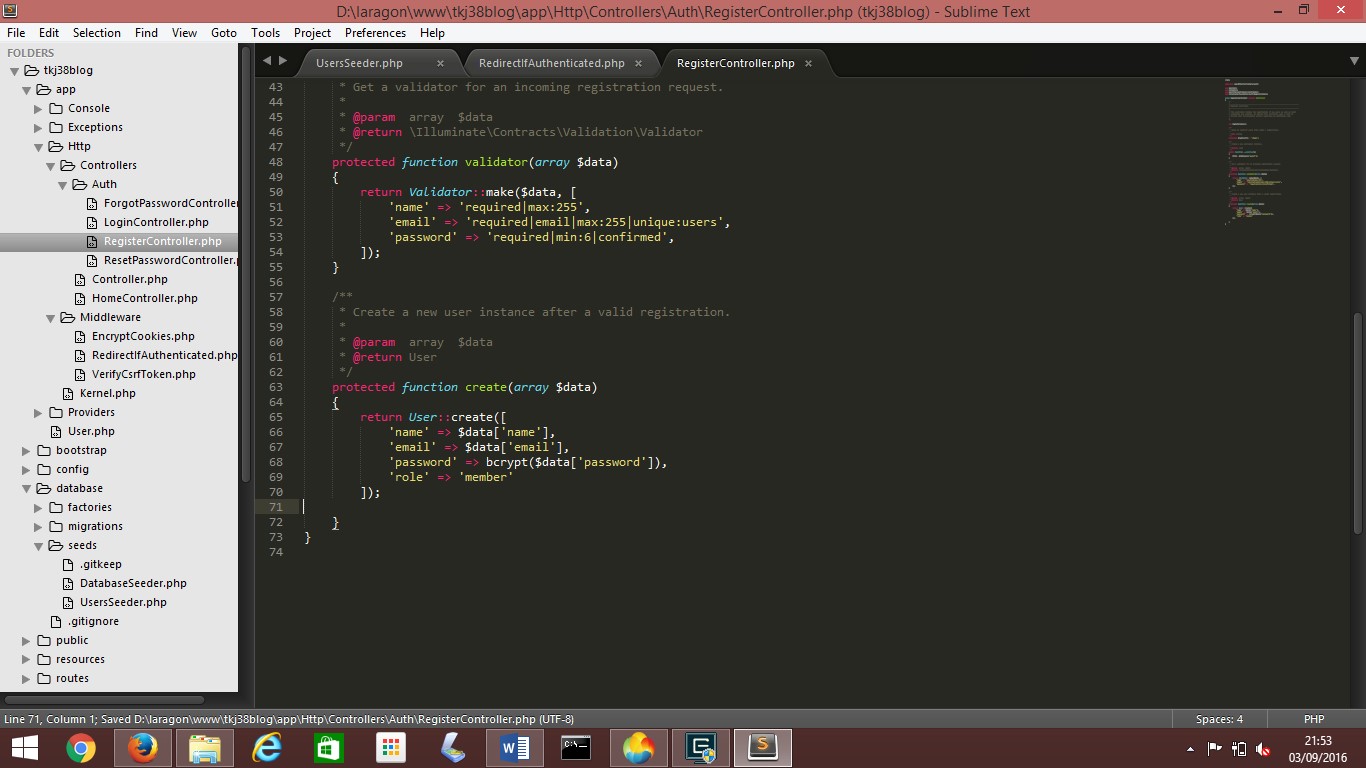 Return user create. User php. создание user php. user php монстер. gitkeep.