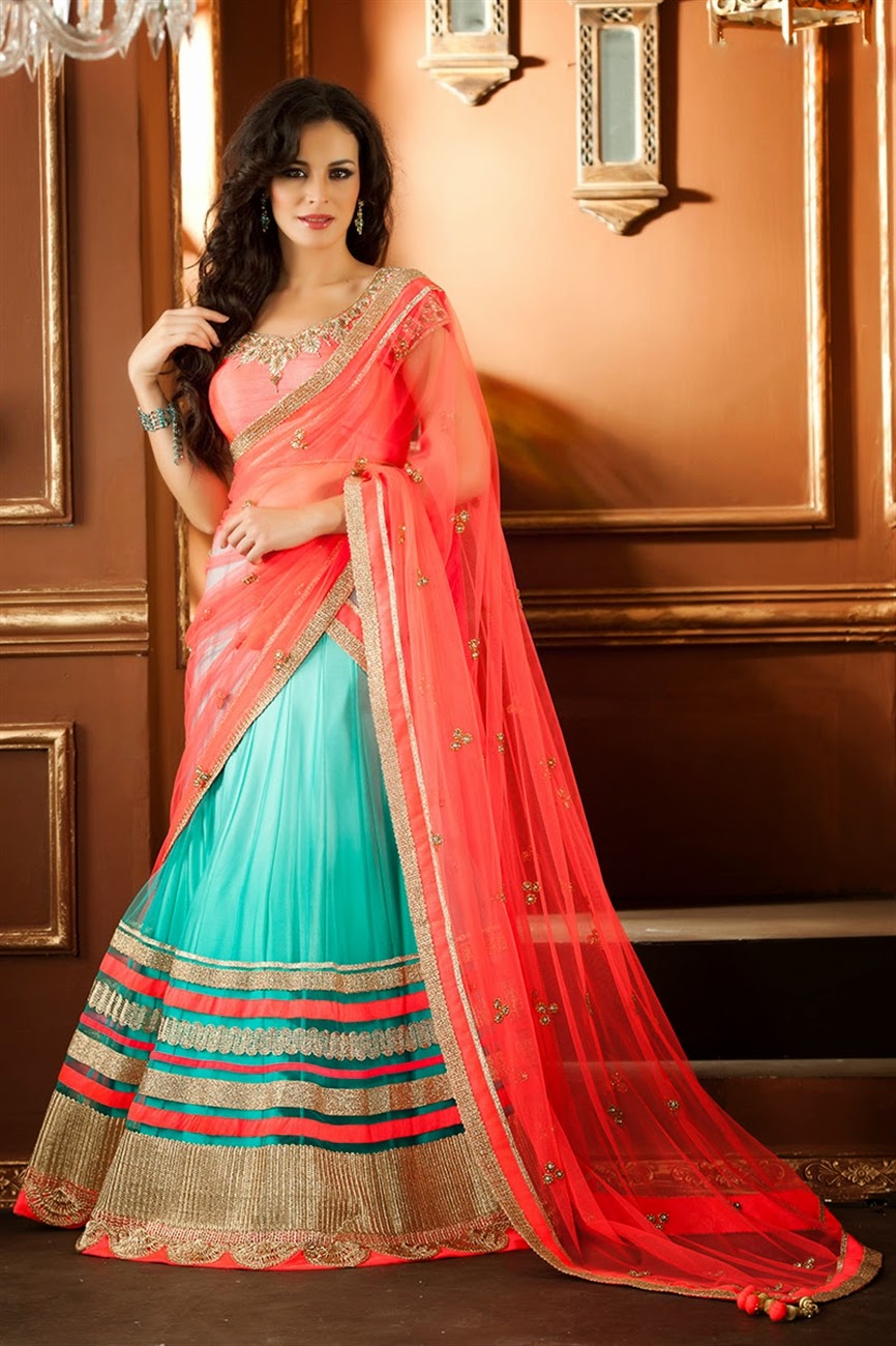 albarino net: Bollywood Designer Bridal Wear Lehenga Choli