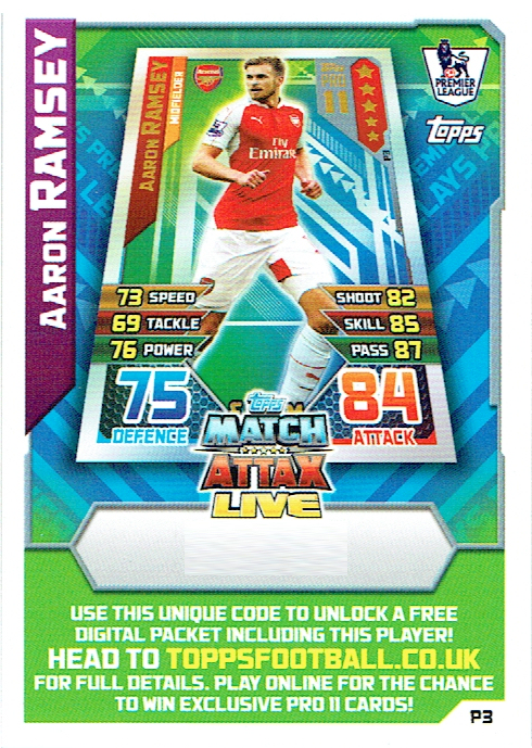 Match Attax 2015//16 extra-Aaron Match Attax Live Cresswell West Ham-P31