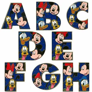 Mickey, Minnie, Donald y Pluto ABC.
