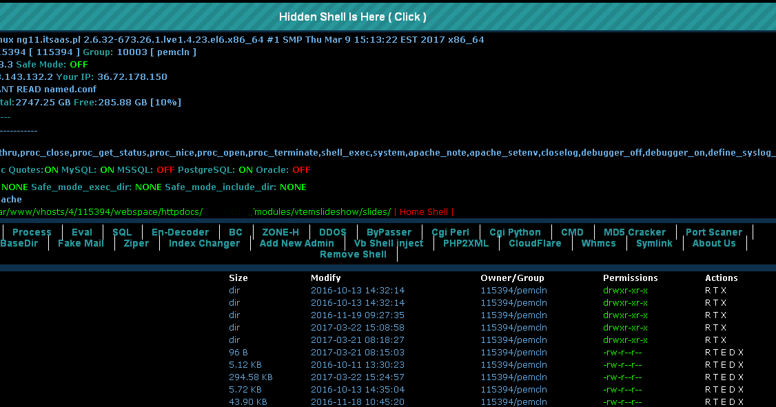 tutorial hacking ALFA TEaM Shell Backdoor