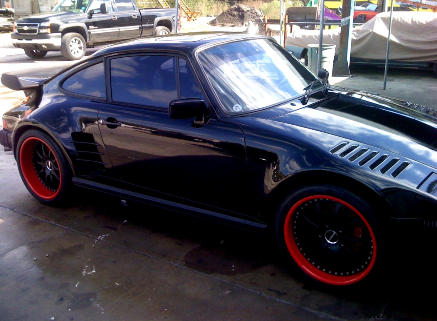 Related Pictures avalanche porsche s studio black rims 1920x1440 super