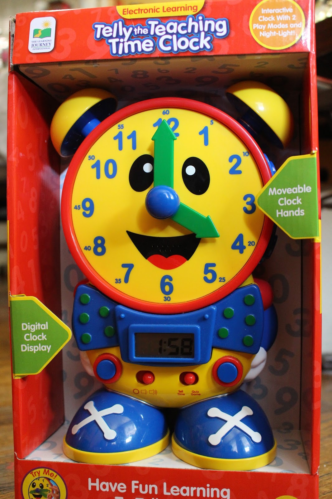 On a Learning Journey with Telly the Teaching Time Clock! - New