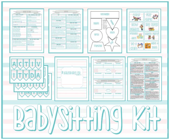 Babysitting Kit - Serving Others