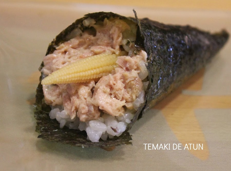 Temaki de atún