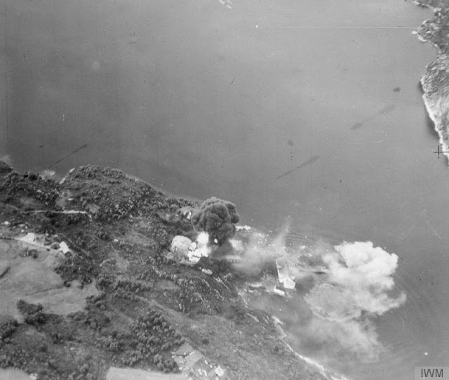 7 August 1940 worldwartwo.filminspector.com Fleet Air Arm Dolvik Bergen raid