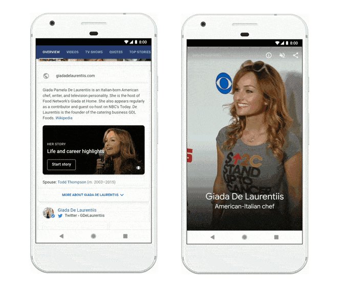 Google se actualiza con grandes novedades Historias en el buscador