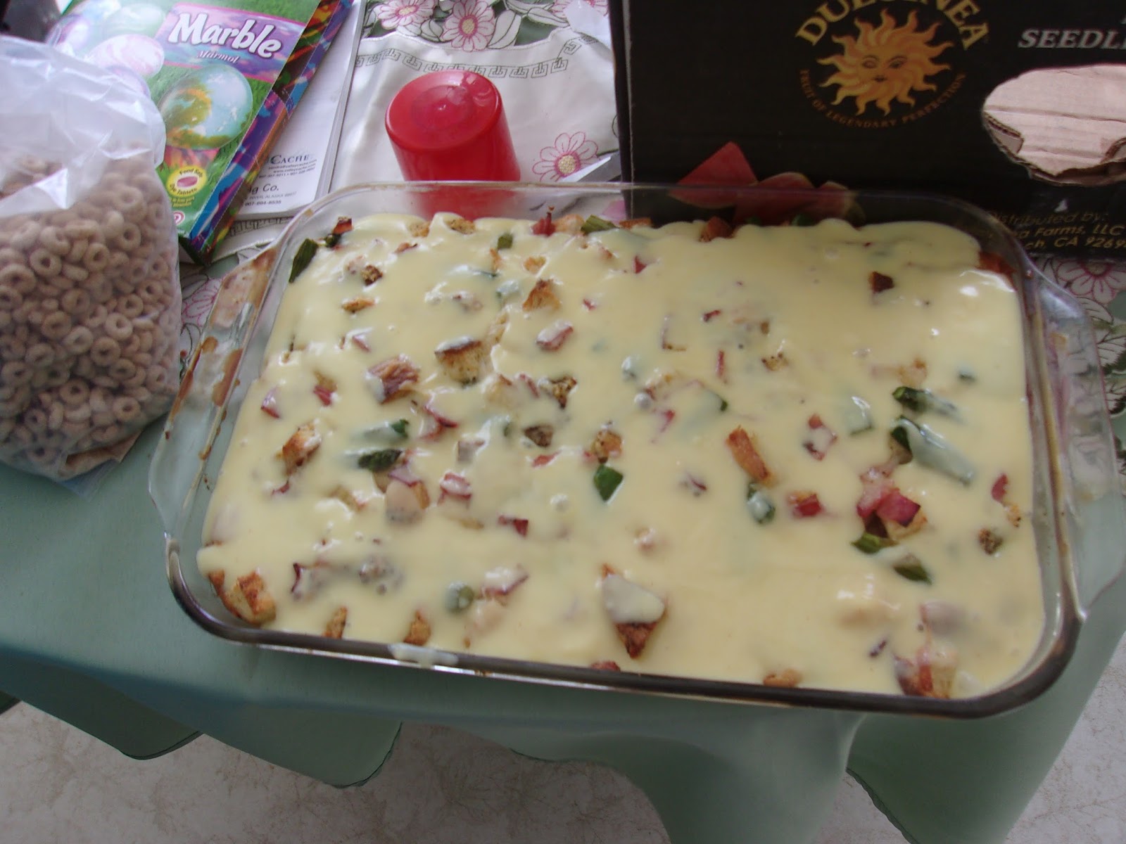 Kenzie Cooks with Paula Deen Eggs Benedict Strata