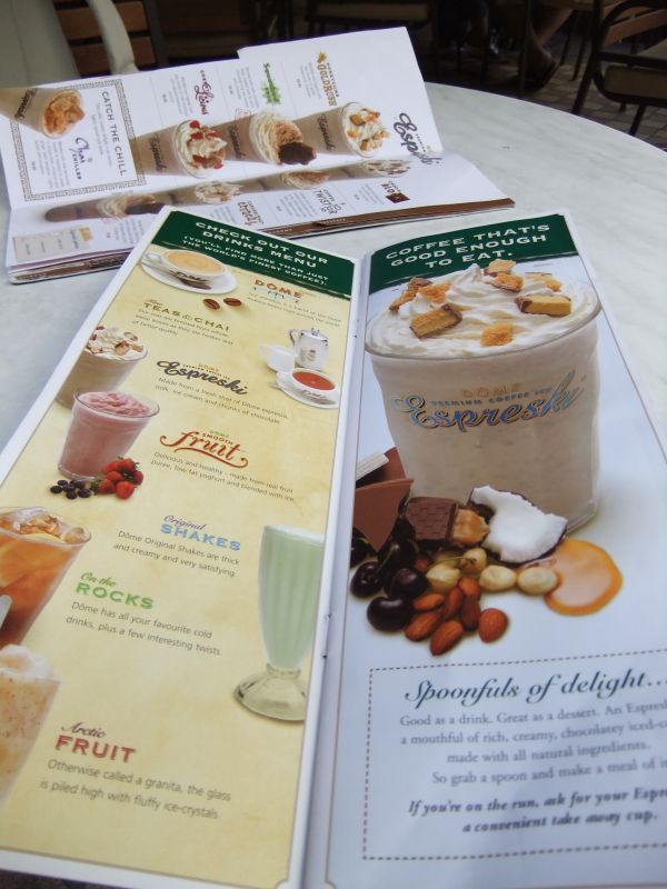 hossui Dôme Coffees Australia in Penang Malaysia