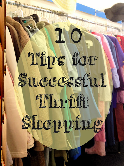 10 Tips for Successful Thrift Shopping | Mint Green Sewing Machine