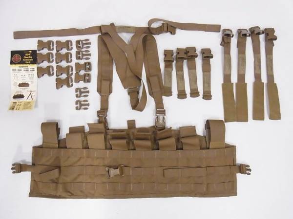 Webbingbabel: IBILEY USMC Chest Rig / Tactical Assault Panel Coyote Brown