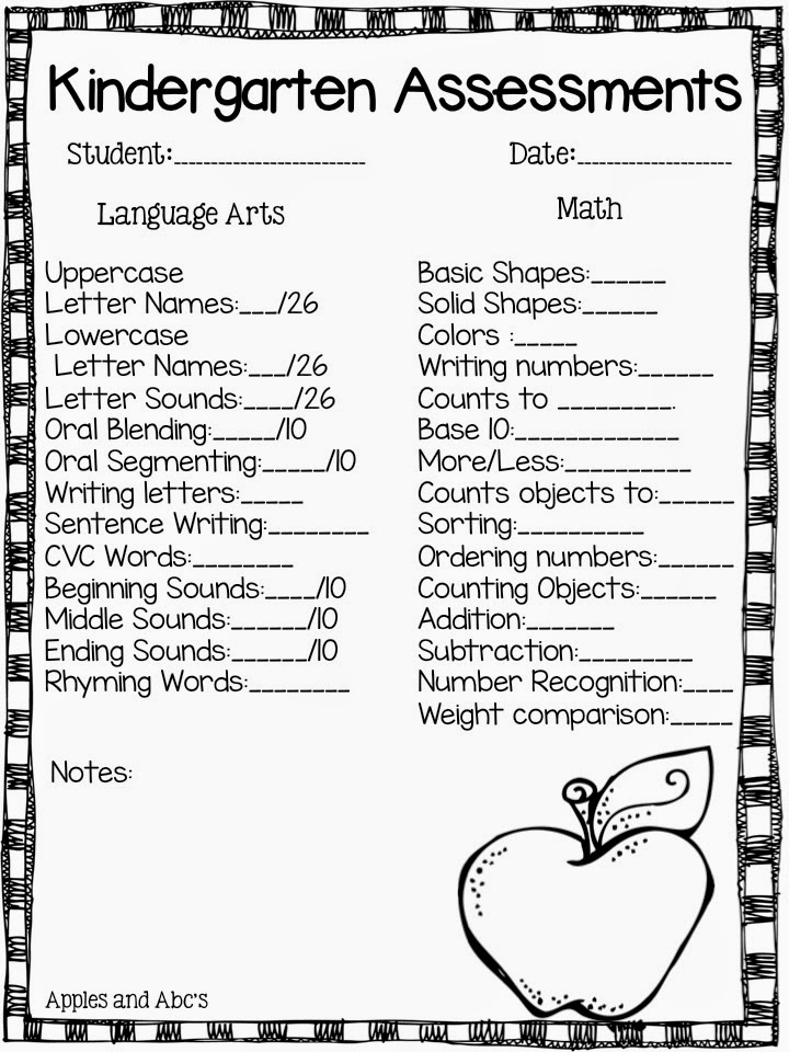 kindergarten-report-card-assessments-apples-and-abc-s
