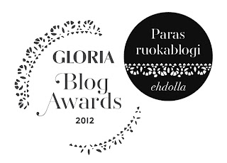 gloria paras ruokablogi 2012