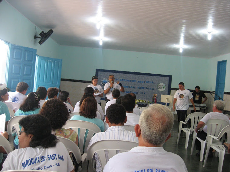 14º ENCONTRO REGIONAL DA PASTORAL FAMILIAR EM AQUIDABÃ - SE - 28,29 e 30/01/2011