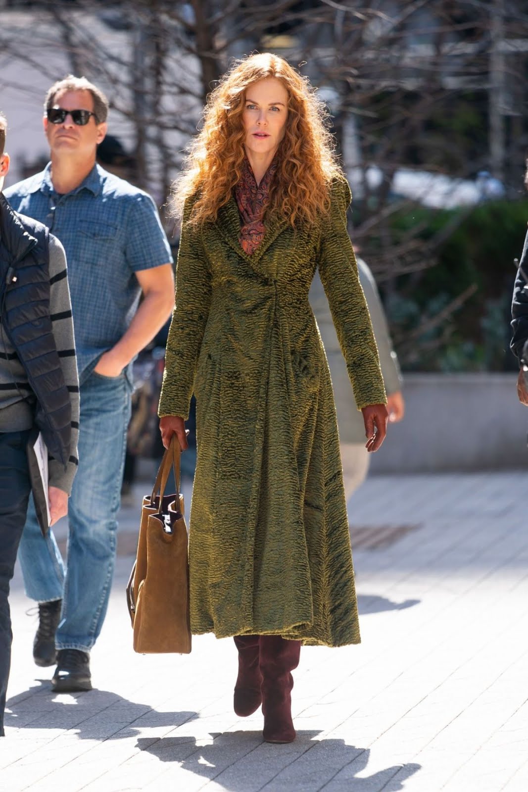 Nicole Kidman Filming On Location For The Undoing In New York City
