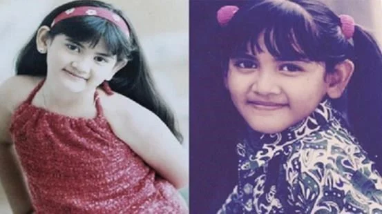 photo mega utami cilik waktu masih jadi artis kecil