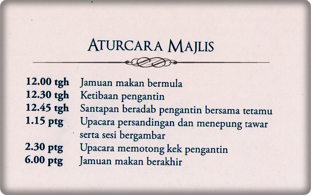 Mas Blog collection: Cerita Emcee / Pengacara Majlis Resepsiku