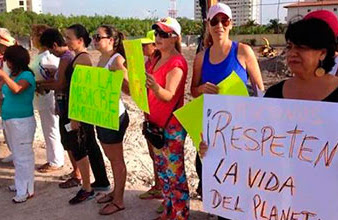 Vecinos de “El Table” se manifiestan: piden cese de desmonte en predios de Malecón Tajamar