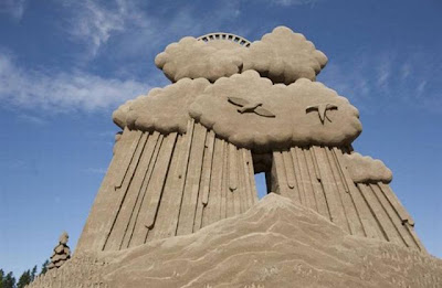 Escultura de arena increíble 