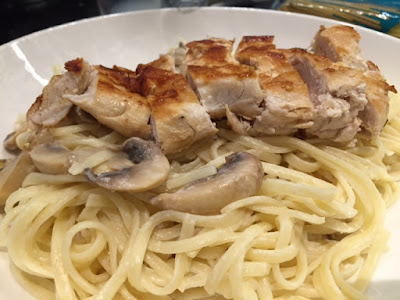 Garlic and Lemon Linguine with Chargrilled Chicken