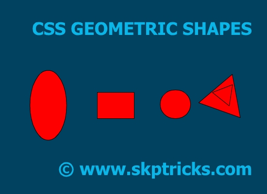 CSS Geometric Shapes | SKPTRICKS