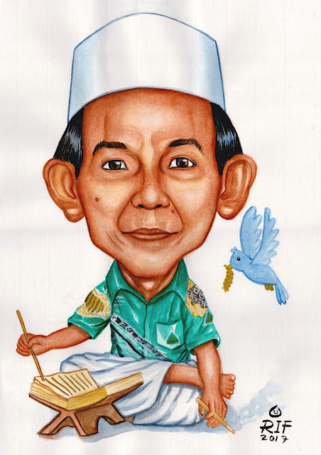 caricature_Abdul Arif_Indonesia_rifcartoon