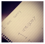 Sorry Letter Ripped Up ...and they all fall down...: Five for Friday