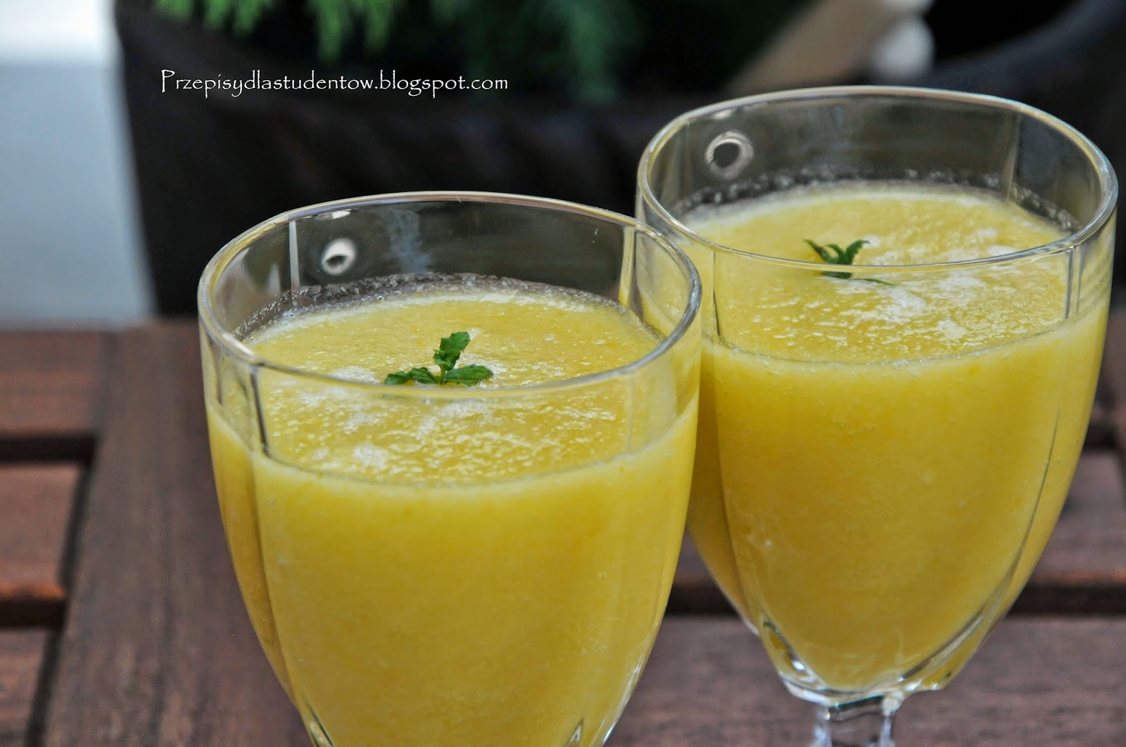 Przepissssssyyyyyyyyyyyyyyyy Koktajl z melona, brzoskwini i banana