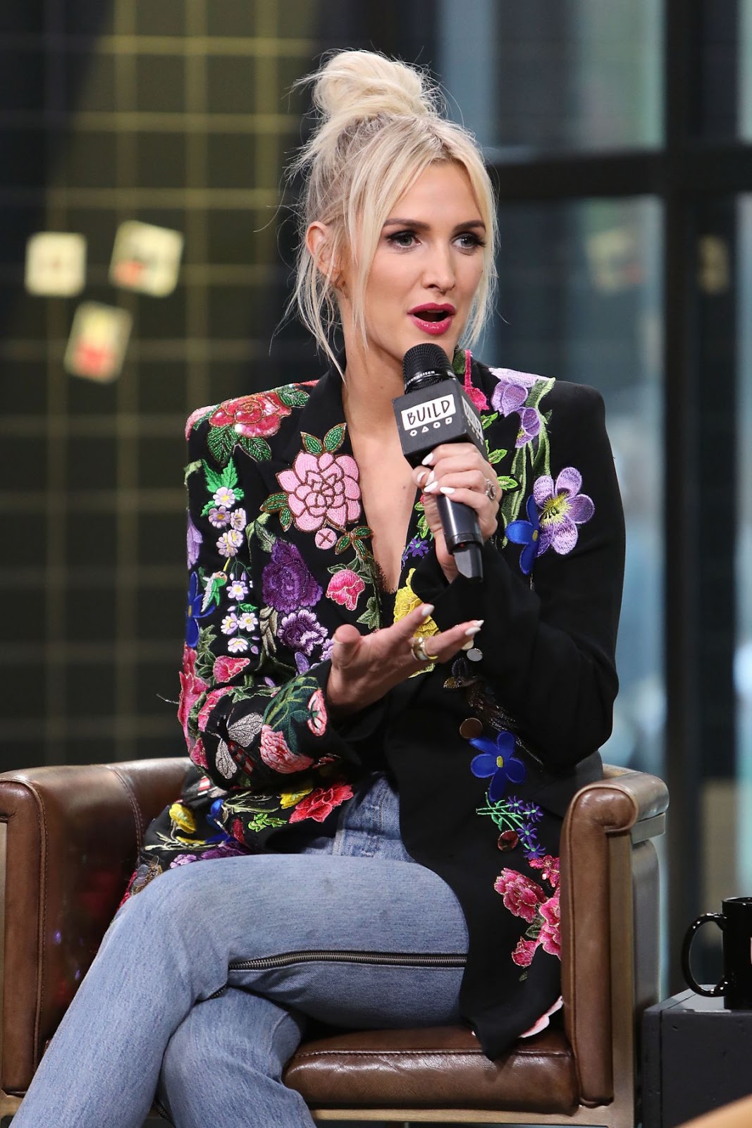 Ashlee Simpson at AOL Build Speaker Series in New York, 09.05.2018