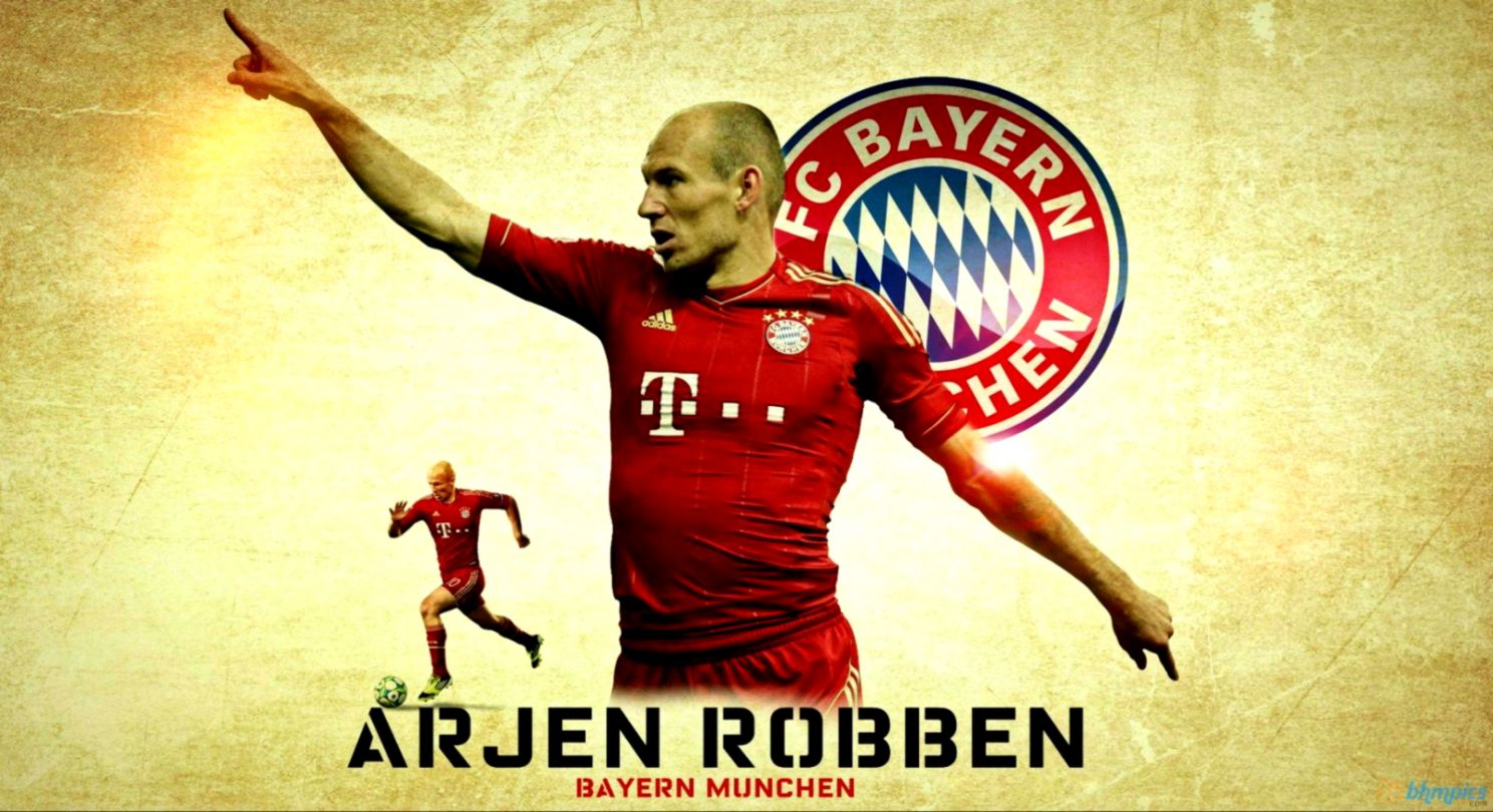 Arjen Robben Fc Bayern Munchen Wallpaper Wide