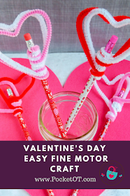The Pocket Occupational Therapist: EASY Valentine's Day Fine Motor Craft