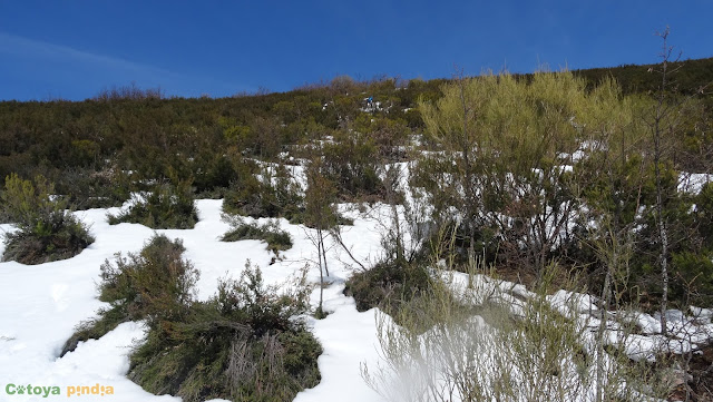 Ruta invernal al Pico Nevadín desde Salientes