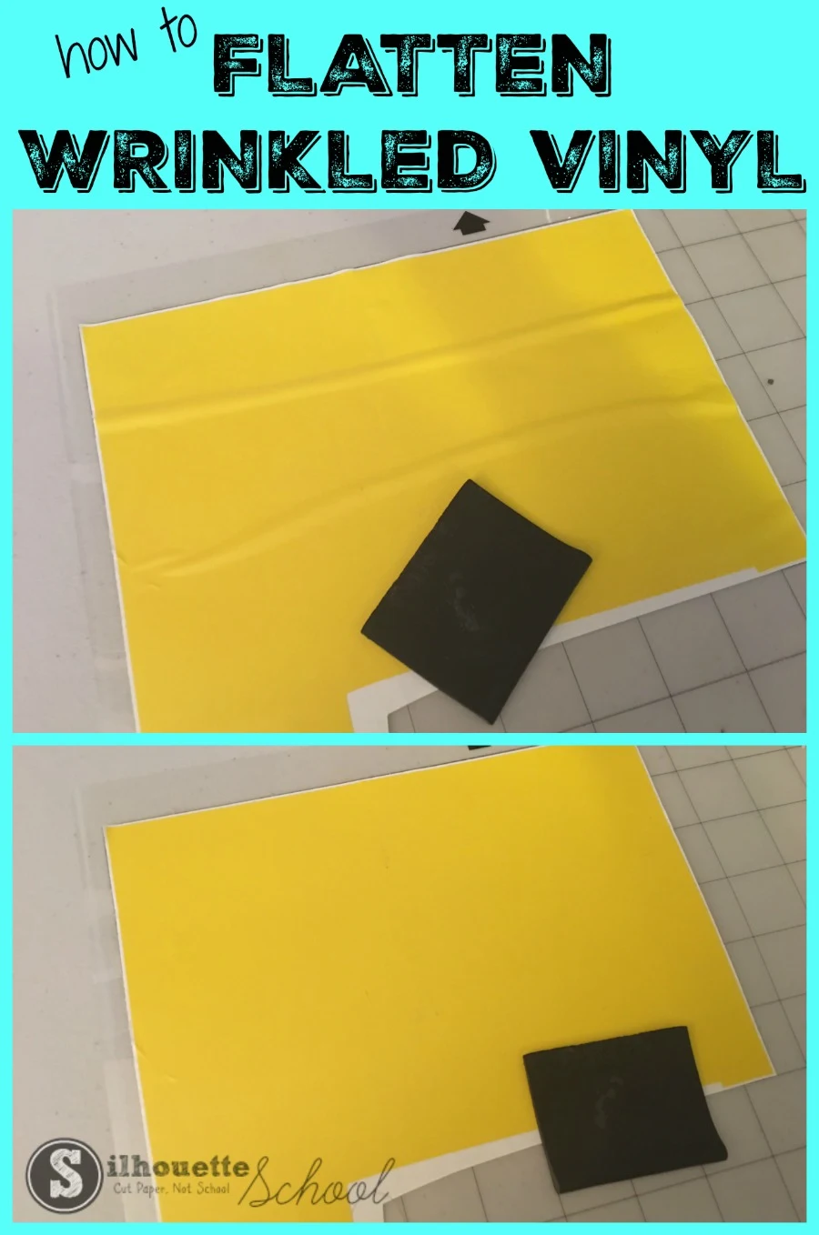 How to Fix Wrinkled Vinyl Silhouette Hack for Removing Wrinkles and