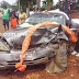 Wedding errand vehicle involved in accident; taxi driver killed at Sunyani-Abesim Highway