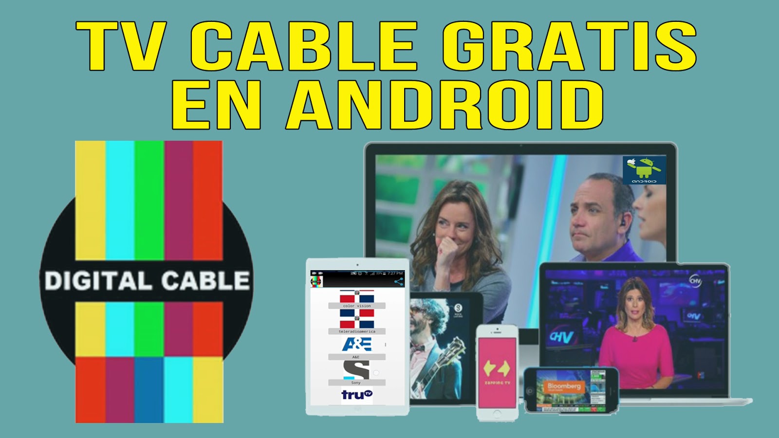 COMO TENER TV CABLE GRATIS EN ANDROID EXCELENTE APLICACIÓN !! PlayAppsTV