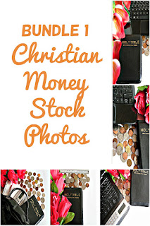 Bundle 1 Christian Money Styled Stock Photos