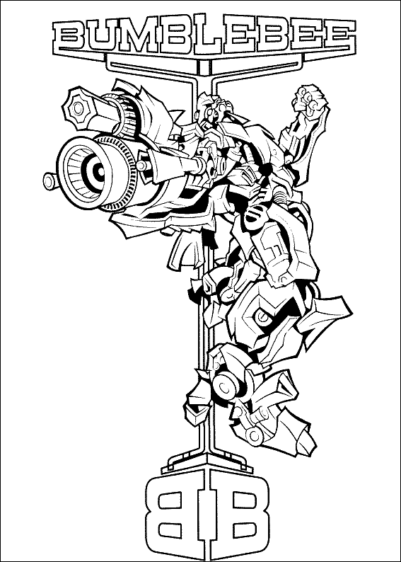 transformer coloring pages free - photo #13