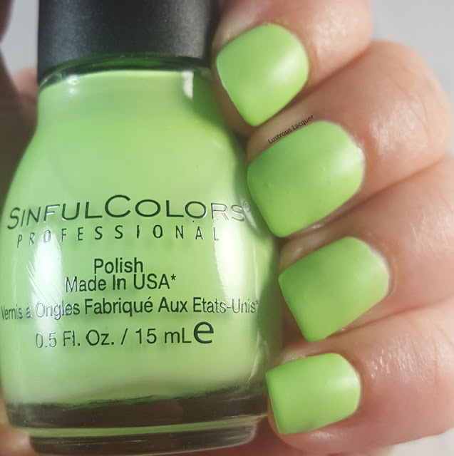 Vibrant-pistachio-Green-nail-polish-with-a-matte-finish