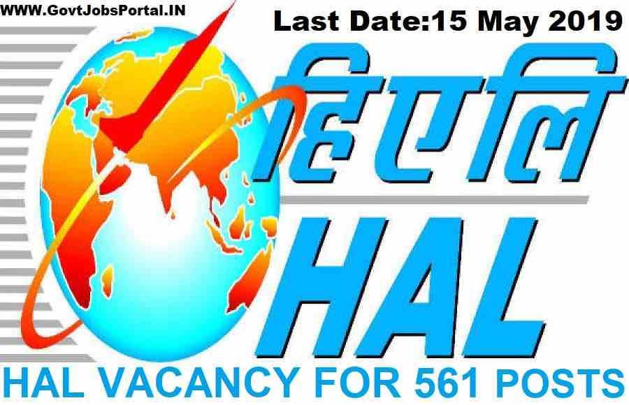 HAL Vacancy for 561 Posts HAL Trade Apprentices